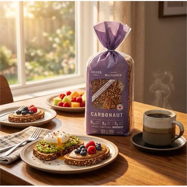 Carbonaut Seeded Multigrain Bread, Canadian 8x544g