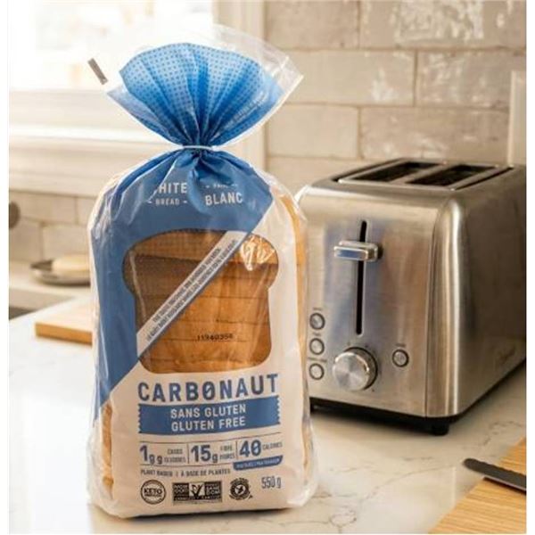 Carbonaut Gluten Free White Bread 8x550g