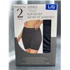 Image 2 : Jones NY 2-Pack Slip Short Size L/G Multi