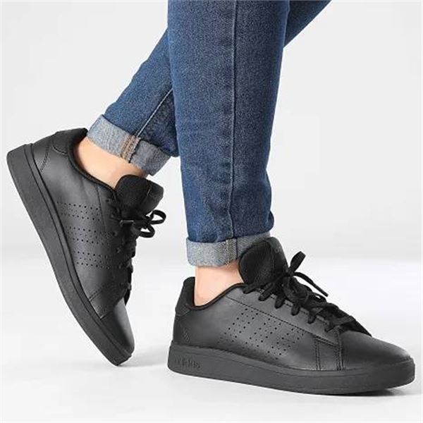 Adidas Advantage K Black Shoes Size 3 Youth