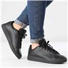 Image 1 : Adidas Advantage K Black Shoes Size 3 Youth