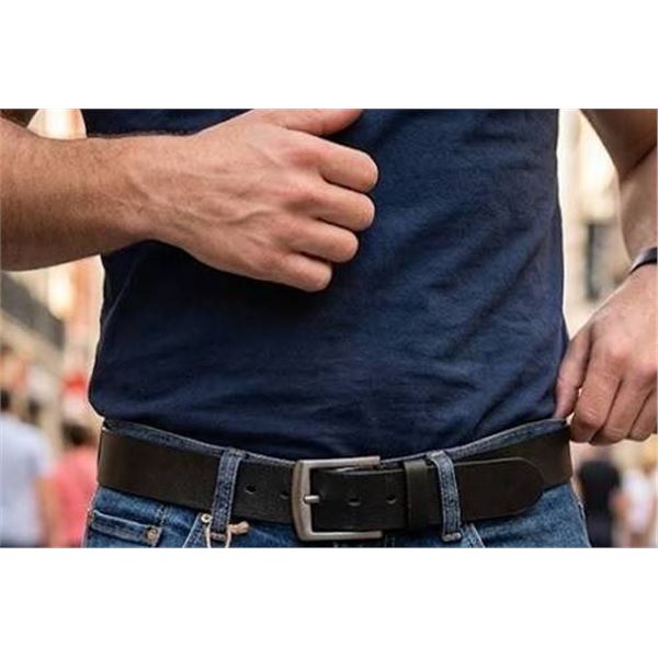 Vince Camuto Men's Leather Belt, Size 32-34