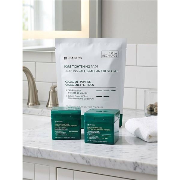 Leaders Pore Tightening Pads Set, Collagen Peptide