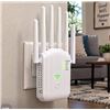 Image 1 : WiFi Extender 1200 Mbps 6 Antennas 2-Pack