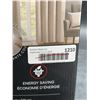 Image 2 : Beautyrest Blackout Curtain Panels 52x90 Beige