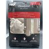 Image 4 : Beautyrest Blackout Curtain Panels 52x90 Beige