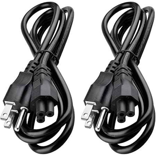 Geekria 18AWG Power Cord 5FT Pack of 2