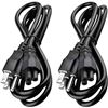Image 1 : Geekria 18AWG Power Cord 5FT Pack of 2