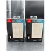 Image 2 : 2 Globe Smart Wi-Fi Light Switches New