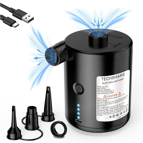 LQ-168 Rechargeable Electric Air Pump