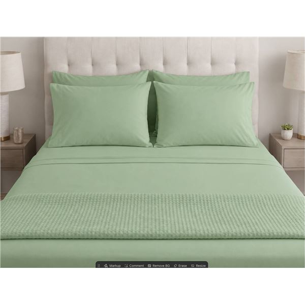 Comfy Bamboo World Queen 4-Piece Sheet Set