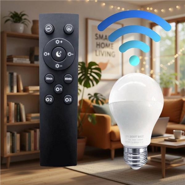 OUTON 3-Pack A19 9W Smart LED Bulbs with Remote