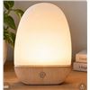 Image 1 : Light Therapy Modern Table Lamp, Wood Grain