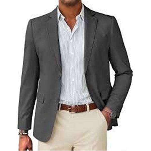 Haggar Black Blazer, 46L, Two-Button