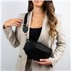 Image 1 : Siriano Black Genuine Leather Sling Bag