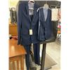 Image 7 : Marvelous World Boys Navy Suit Set, 5 Pc, New