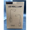 Image 3 : Deeloop LED Wall Lamp 2 Pack, Dimmable, USB