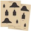 Image 1 : Rite in the Rain 25m Silhouette Target 10pk
