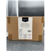 Image 2 : Amazon Basics Storage Bins Metallic Black 2-Pack