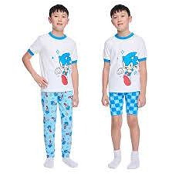 Sonic Kids 3PC Pyjama Sets, Sizes 2/3 4/5