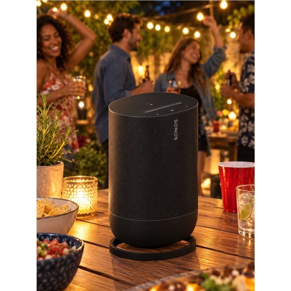 Sonos Move 2 Club Bundle Black Wireless Speaker