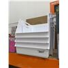 Image 2 : 4 White Plastic Stackable Storage Bins