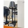 Image 2 : ETL LED Rechargeable Table Lamp Black