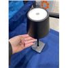 Image 3 : ETL LED Rechargeable Table Lamp Black