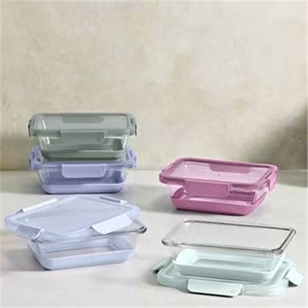 Ello Glass Food Storage Containers Set Of 6