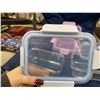 Image 4 : Ello Glass Food Storage Containers Set Of 6