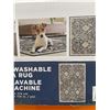 Image 3 : Wyatt & Ash Maeve Black Washable Area Rug 182x274cm