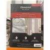 Image 2 : Beautyrest Black Grommet Blackout Curtains 2pc