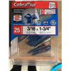 Image 3 : CobraTap 3/16" x 1-3/4" Concrete Screws 25pc