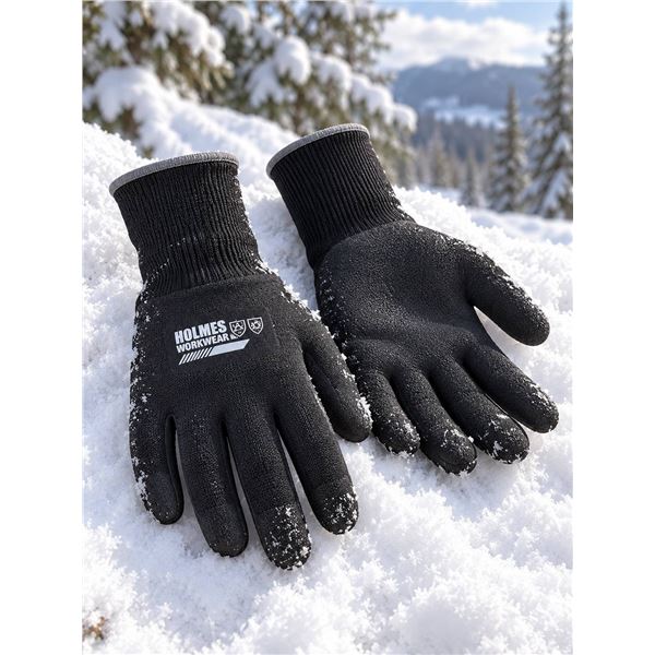 Holmes Winter Work Gloves, Medium, 5 Pairs