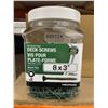 Image 2 : Hillman Deck Screws 8x3" Green 250pcs