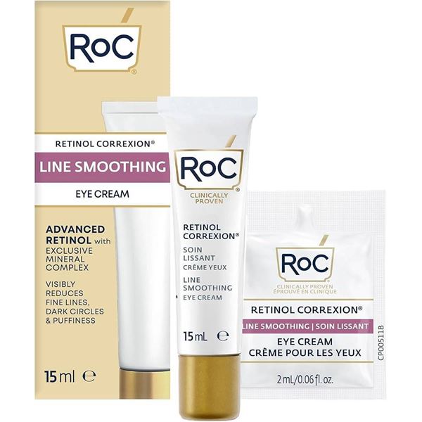 RoC 3-In-1 Eye Cream Trio, 3 x 17.7mL