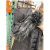 Image 3 : Nutexrol Black Puffer Jacket with Faux Fur Hood
