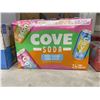 Image 2 : Cove Soda 24-Pack Zero Sugar Assorted Flavours