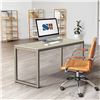 Image 1 : SHW 55 Inch Maple Computer Desk