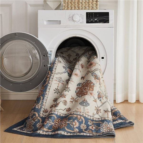 Wyatt & Ash Machine Washable Area Rug 182x274cm