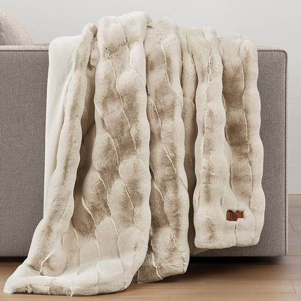 Berkshire Heated Luxe Faux Fur Throw 60" x 50"