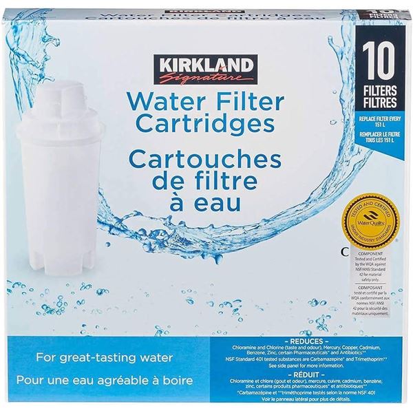 Kirkland Water Filter Cartridges 10 Pack