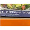 Image 3 : Ello 20-Piece Glass Food Storage Set
