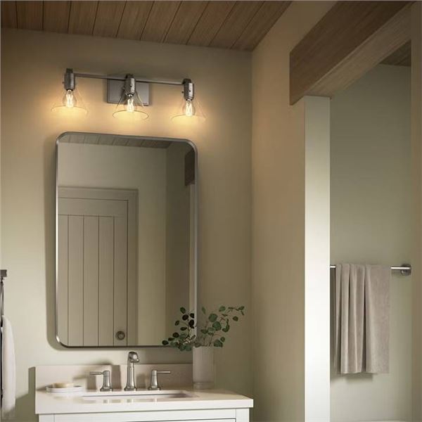 Kohler Brushed Nickel 3-Light Sconce