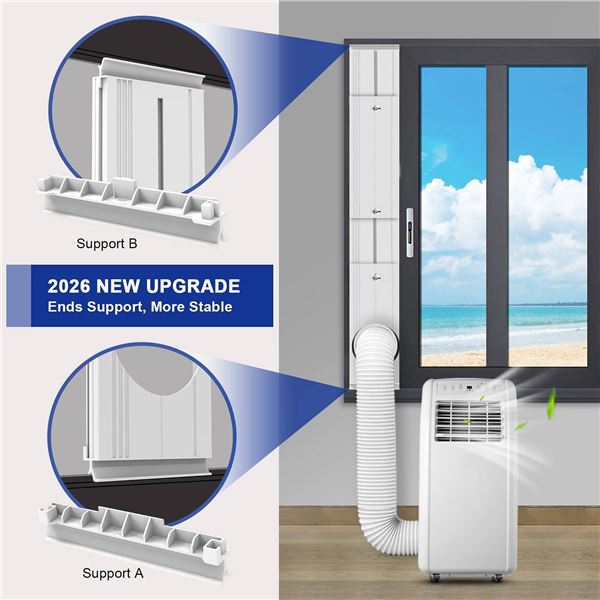 Portable Air Conditioner Window Kit 5.9 Inch
