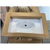 Image 2 : White Porcelain Oval 31"x19" Bathroom Sink