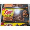 Image 3 : 4 -Boxes Eggo Protein Chocolate Chip Brownie Waffles X 280G (8 Waffles per Box)