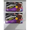 Image 2 : Chapman's Super Sandwich Frozen Yogurt 2x12pk