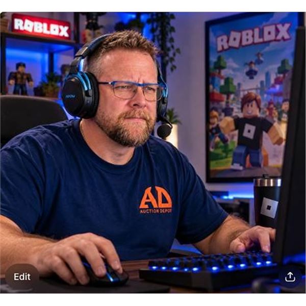 Mpow Air Wireless Gaming Headset Blue