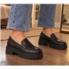 Image 1 : Steve Madden Black Loafer Shoes Size 8